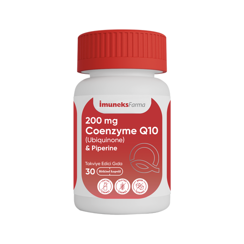 Imuneks Farma 200 mg Koenzim Q10 (Ubikinon) & Piperin